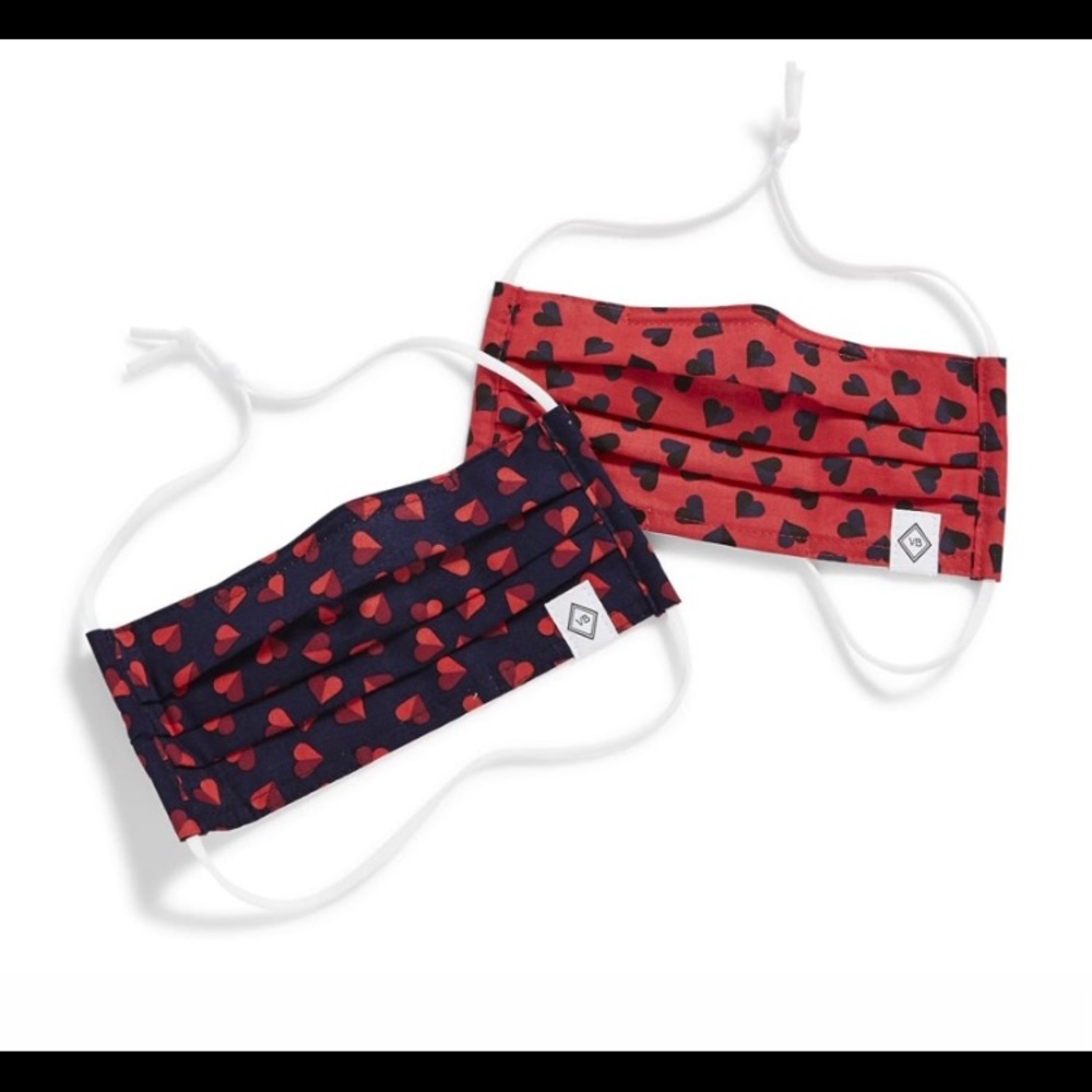 New Heart Vera Bradley Masks - 2 pack